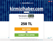 Tablet Screenshot of kirmizihaber.com